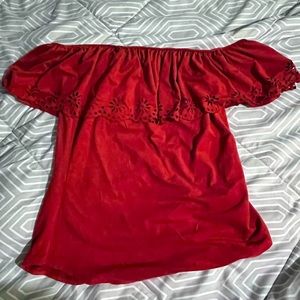 Off the shoulder shirt